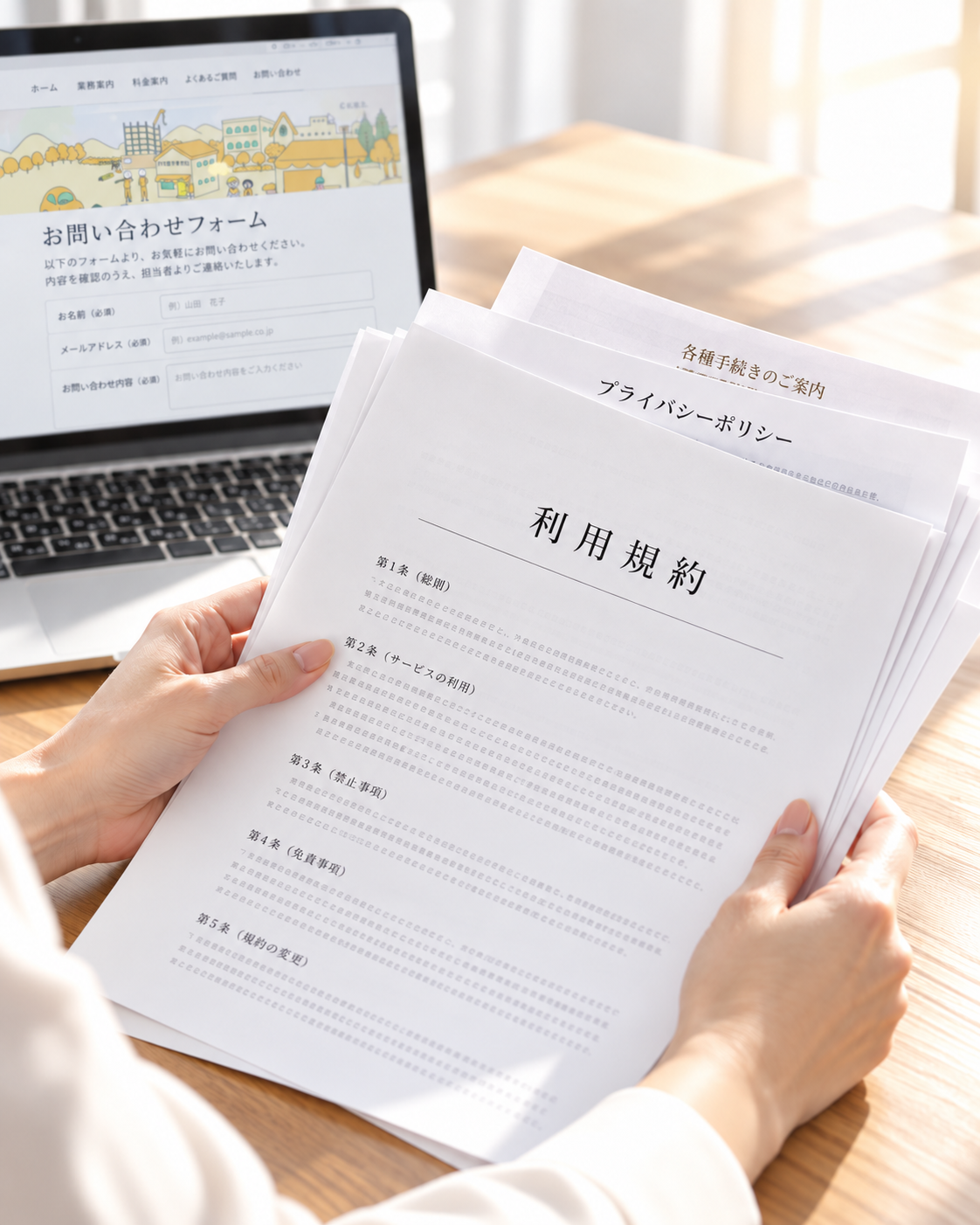 Webサービス立ち上げ3点セットのイメージ