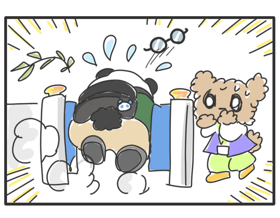 小規模事業者持続化補助金第20回の様式4の締切を説明する4コマ漫画4コマ目